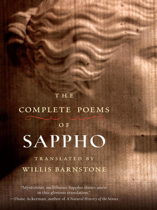 Title details for The Complete Poems of Sappho by Willis Barnstone - Wait list
